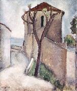 Baum und Haus Amedeo Modigliani